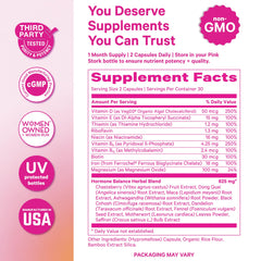 Pink Stork junto a Vanilla Protein, combina para un apoyo nutricional completo