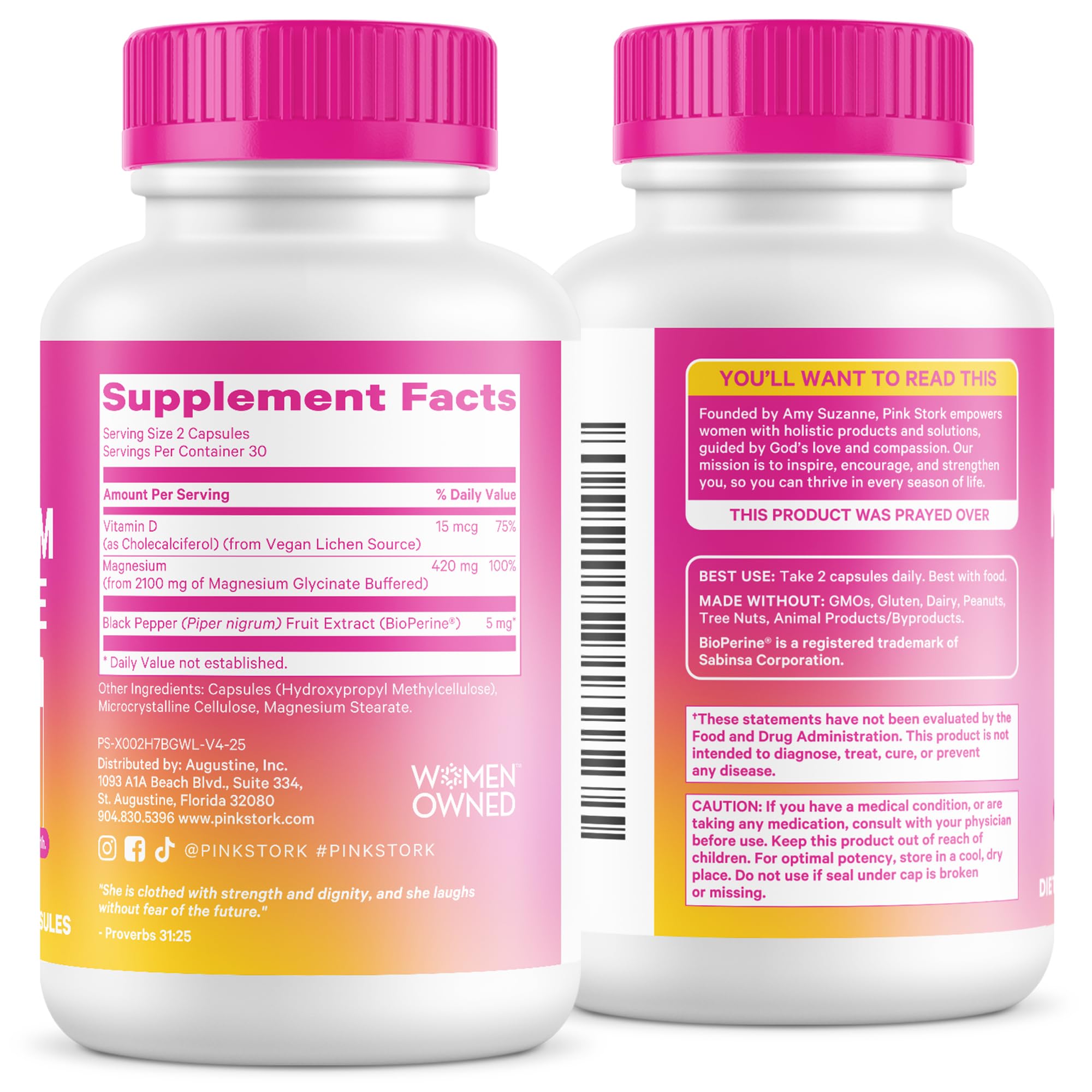 Pink Stork suplementos en rutina matutina para apoyo diario y energía equilibrada