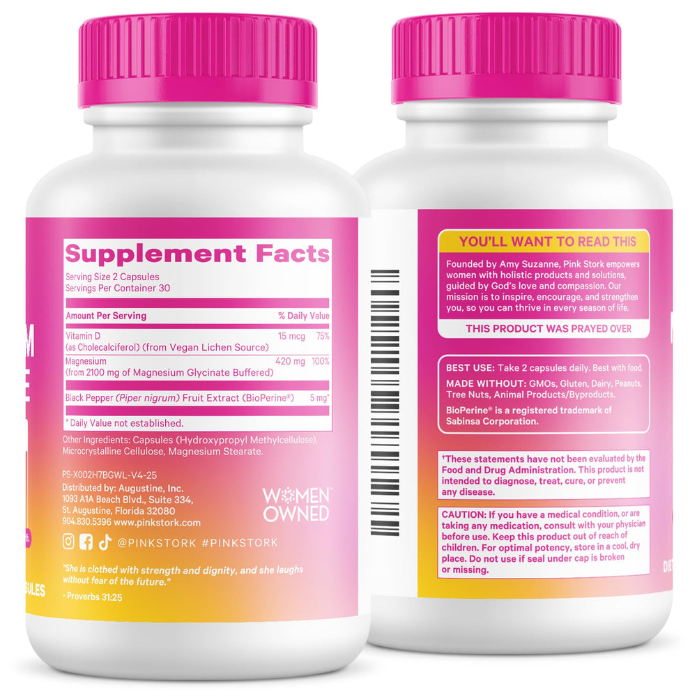 Pink Stork suplementos en rutina matutina para apoyo diario y energía equilibrada