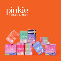 Pinkie etiqueta informativa con ingredientes sin tóxicos y resumen beneficios