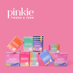 Pinkie etiqueta que indica libre de tintes y sin fragancia