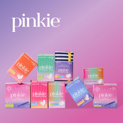 Pinkie tampones Regular y Super presentados para elegir absorbencia