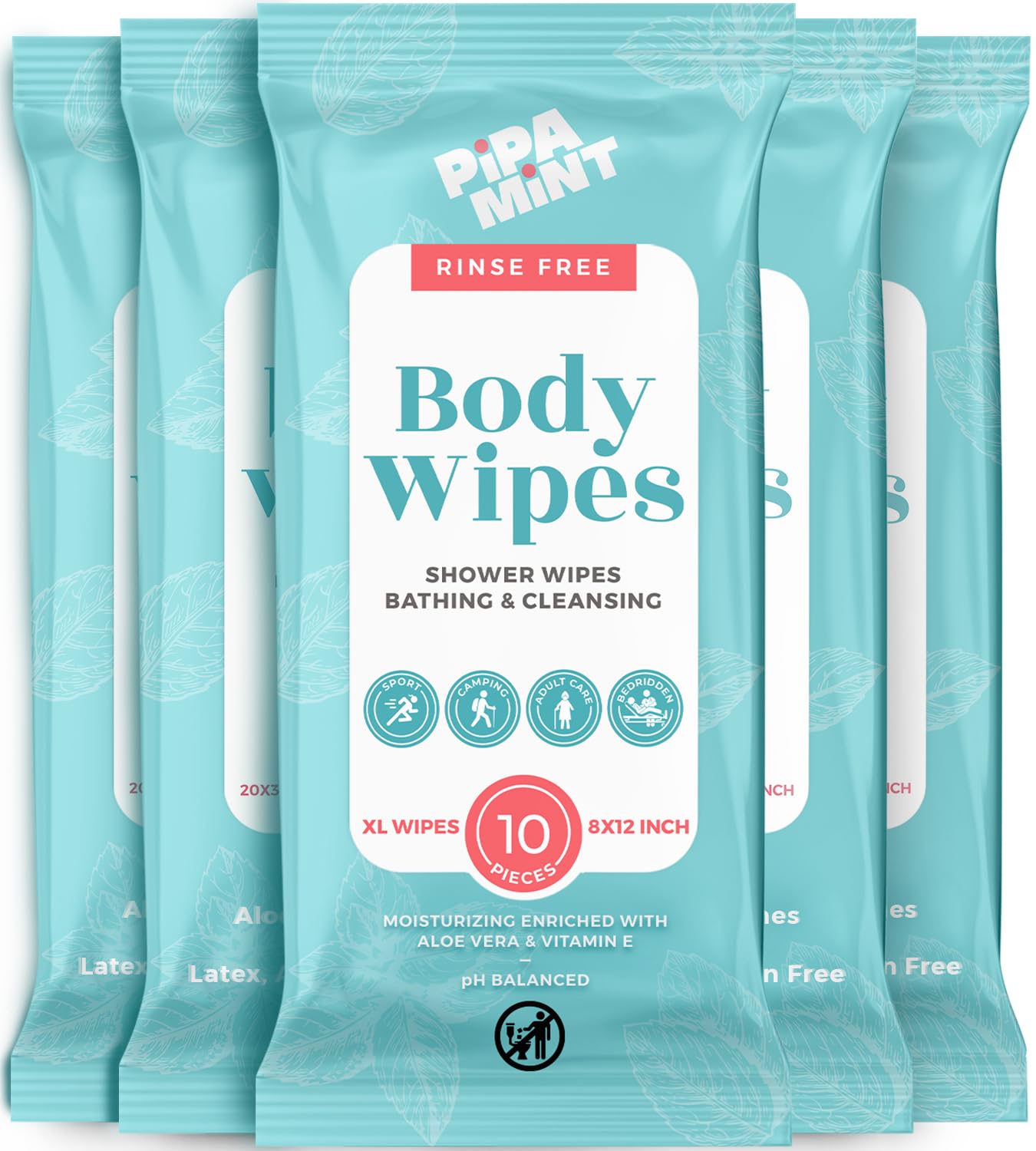 PIPA MINT paquete frontal mostrando marca y cantidad, beneficio: portátil y listo para viajar