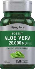 Piping Rock envase frontal mostrando 150 softgels y beneficios de conveniencia