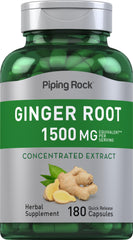 Piping Rock frasco frontal con 180 cápsulas, visibilidad clara del envase y conveniencia
