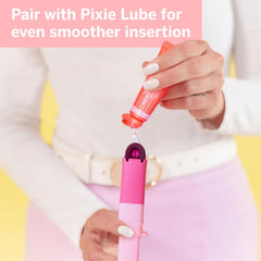 Pixie Cup macro del material TPE, textura lisa para higiene