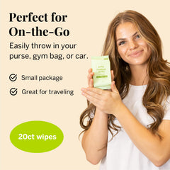 Pixie Cup etiqueta con ingredientes y pH balanceado para piel sensible