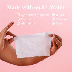 Pixie Cup etiqueta de ingredientes destacando fórmula suave y pH balanceado