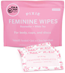 Pixie Cup empaque frontal mostrando beneficio biodegradable