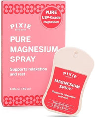 Pixie Cup spray frente mostrando envase pequeño y portátil, ideal para viajes