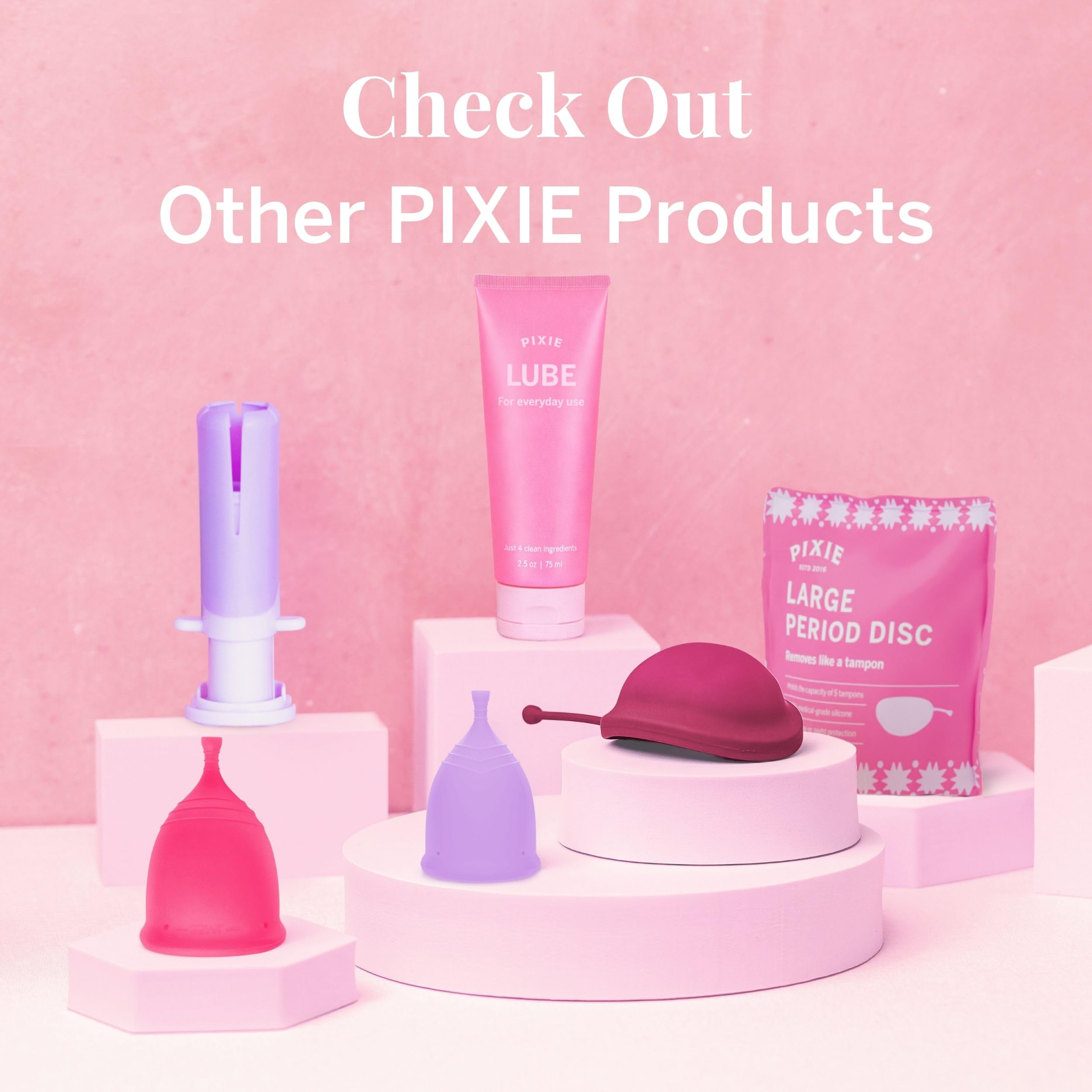 Pixie Cup tubo de 75 mL junto a pasaporte, formato aprobado por TSA