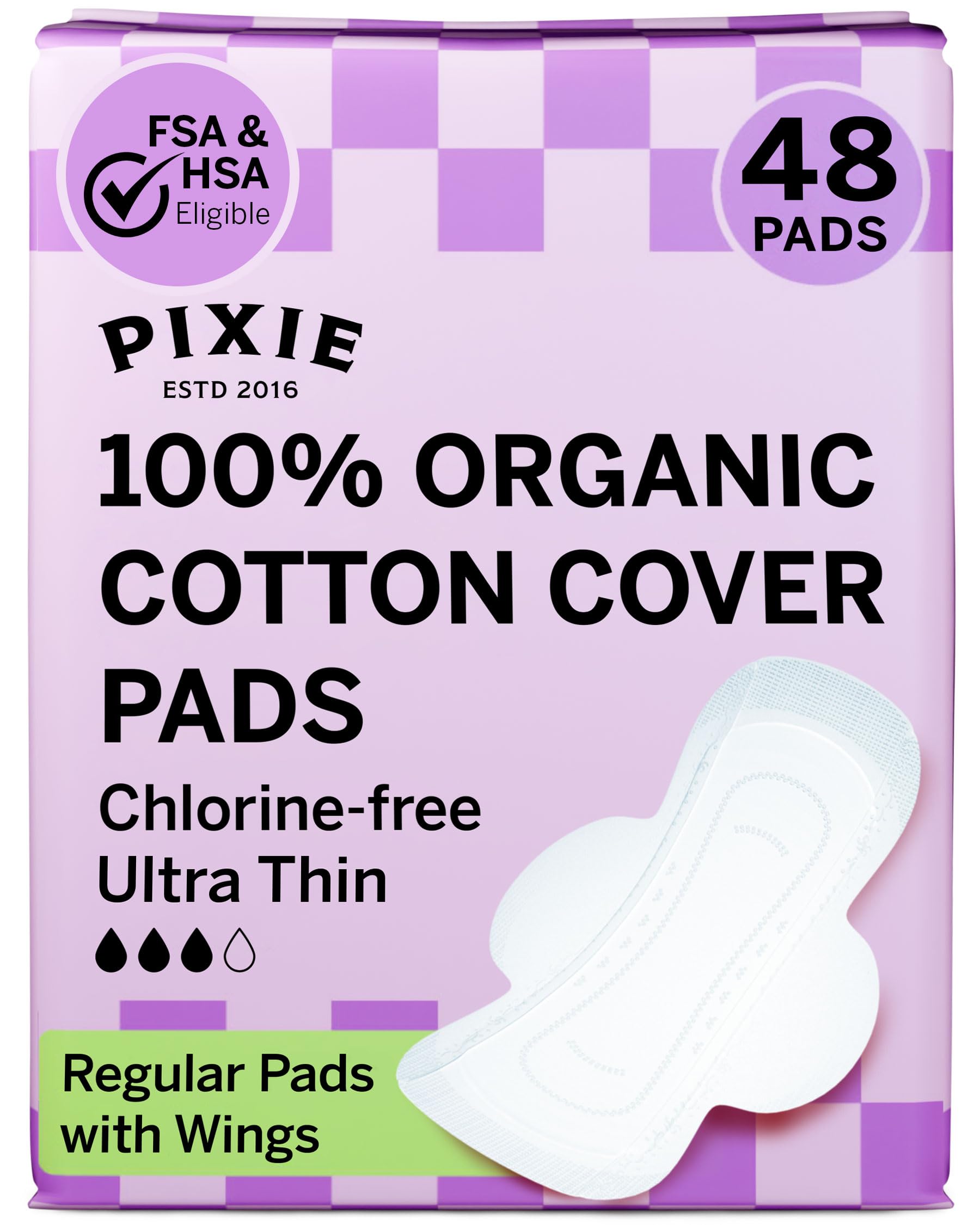Pixie Cup paquete frontal 48 unidades, conveniencia y protección