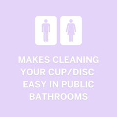 Pixie Cup etiqueta de ingredientes, fórmula suave y transparente