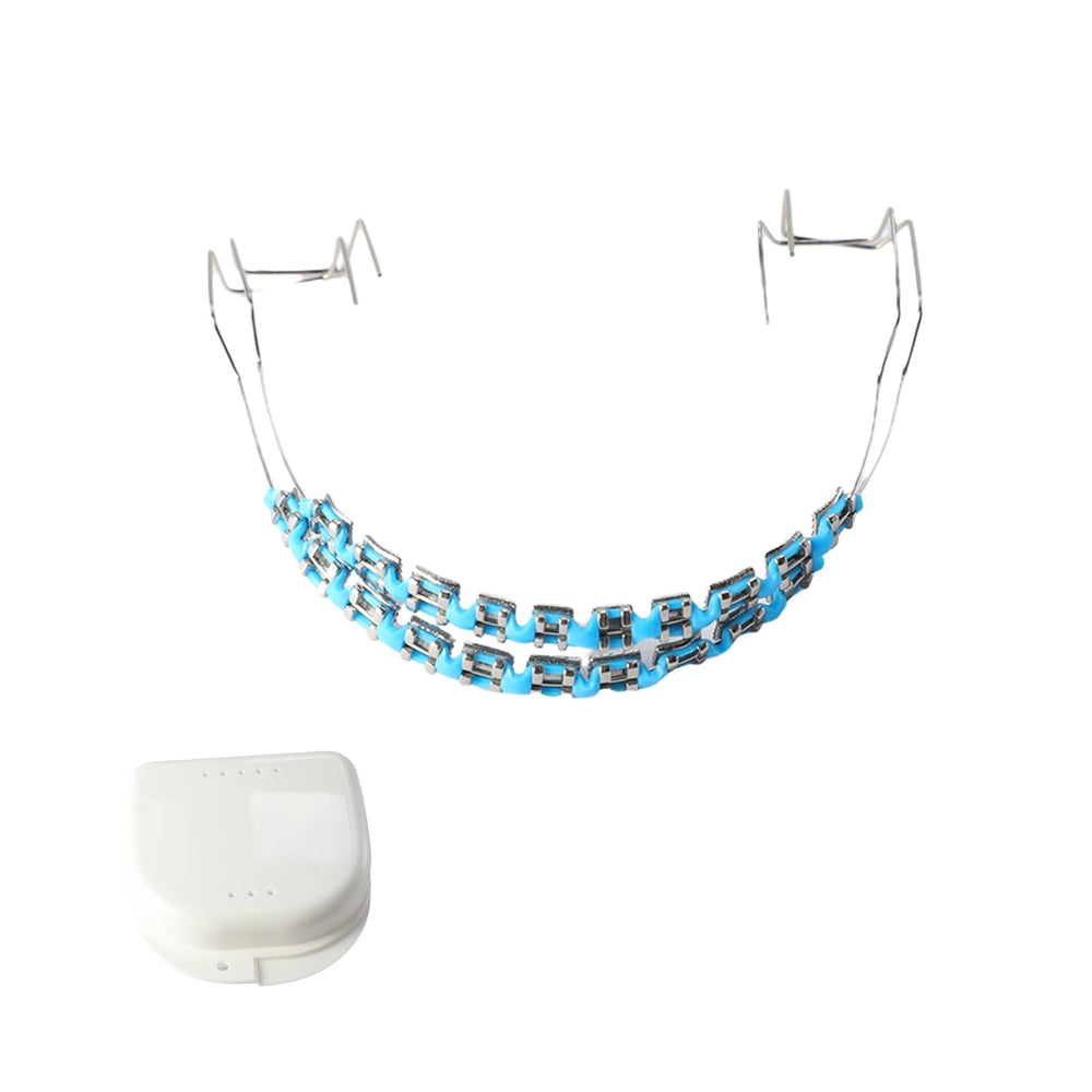 PKRFCJ brackets falsos frontal mostrando paquete y beneficio explicativo