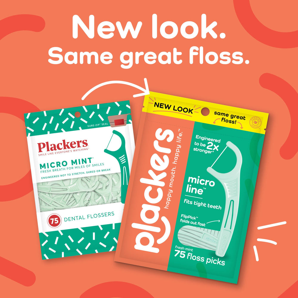Plackers detalle fibra Tuffloss resistente y sin deshilachado para mayor durabilidad