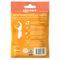 Plackers OrthoPick en un estuche de viaje, práctico para uso diario