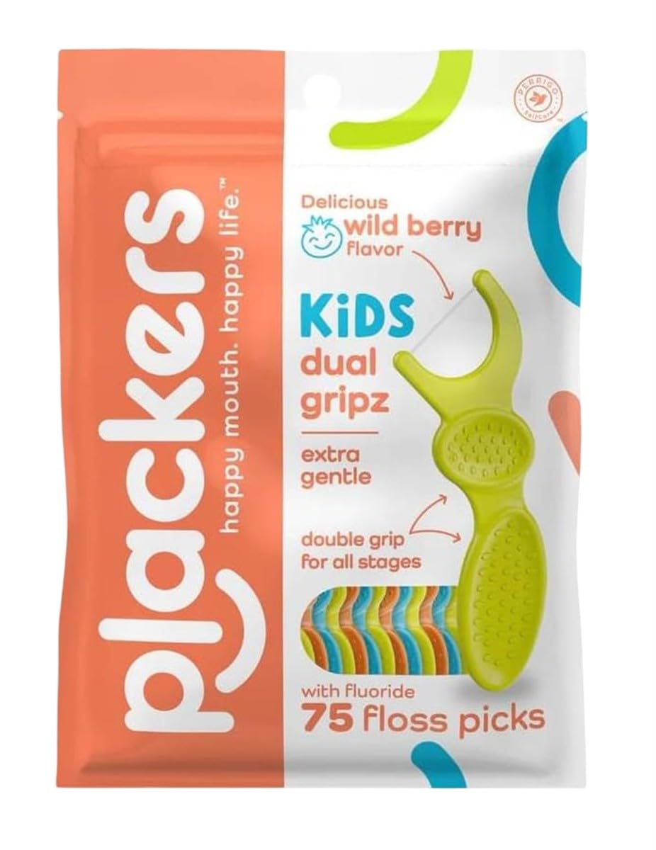 Plackers empaque frontal del pack de 75 unidades con cierre resellable y beneficio conveniencia