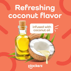 Plackers textura con aceite de coco que aporta suavidad