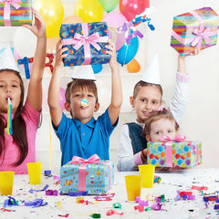 PlandRichW motivo de confeti mostrando colores para celebraciones