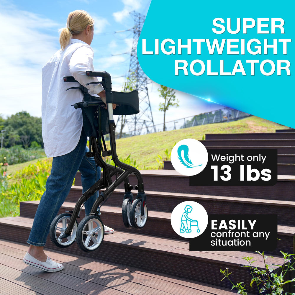 PLANET WALK ajuste de altura en mango ergonómico para postura cómoda y soporte