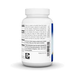 Planetary Herbals Triphala etiqueta nutricional y lista de ingredientes visible