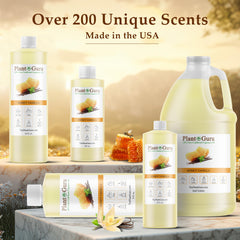 Plant Guru primer plano de textura del aceite revela pureza y brillo