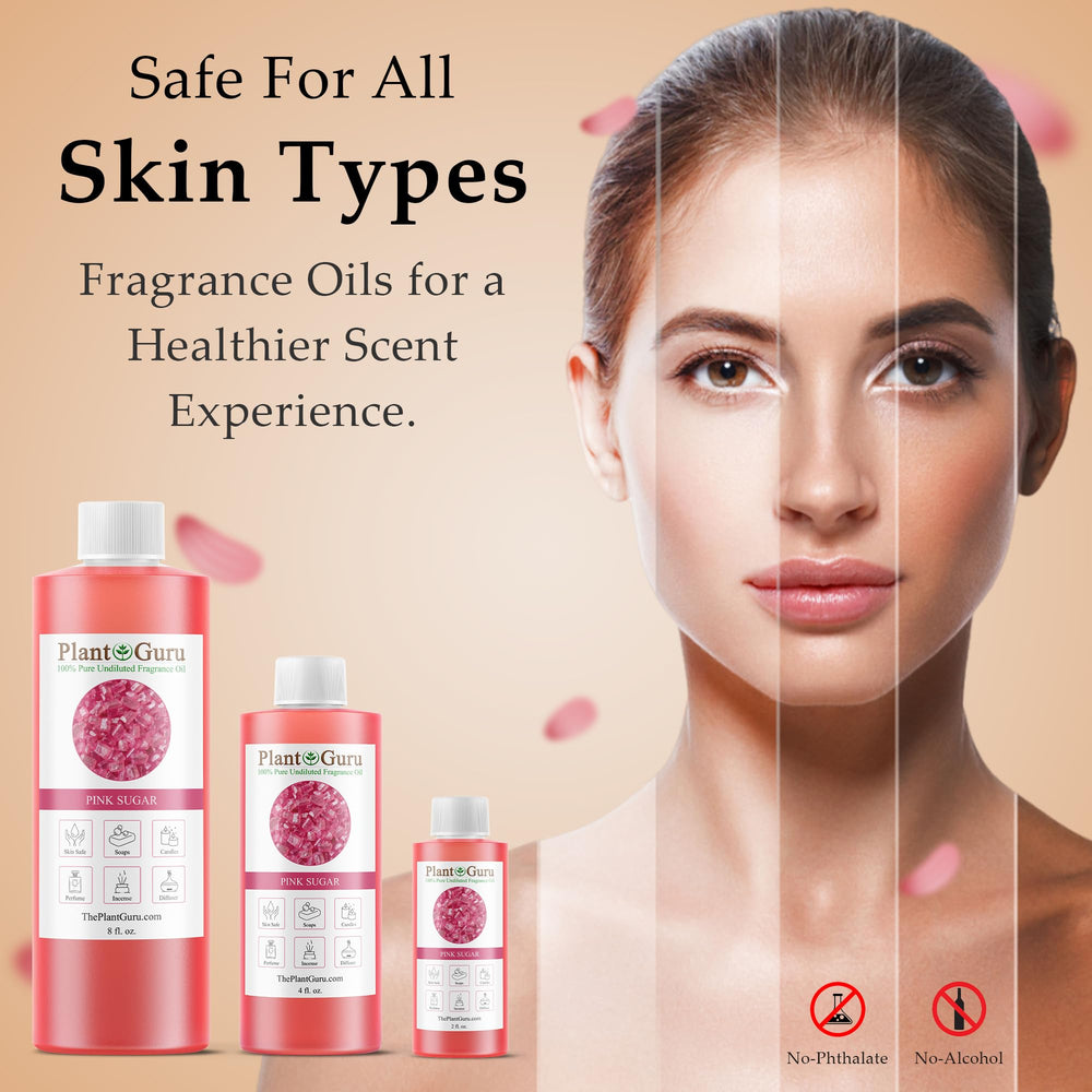 Plant Guru vela encendida perfumada con aroma Pink Sugar acogedor