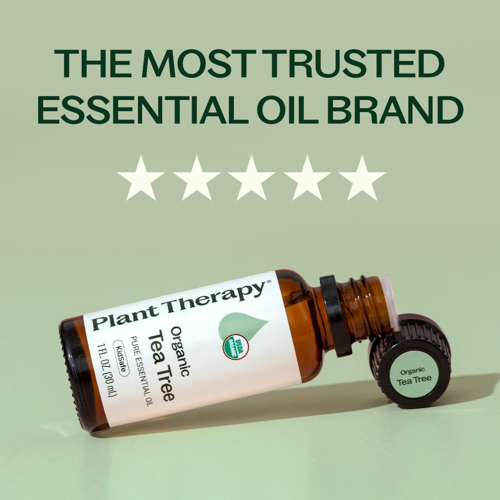 Plant Therapy gota sobre aceite portador demostrando dilución segura