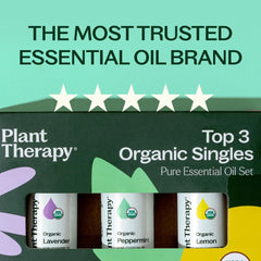 Plant Therapy aceite de Lavanda junto a flor beneficiando relajación suave
