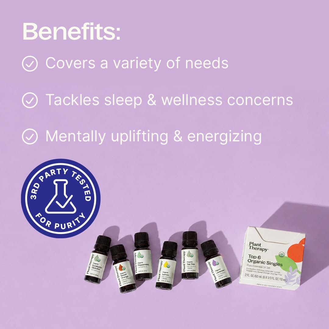 Plant Therapy aceite de Lavanda detalle del frasco y aroma relajante