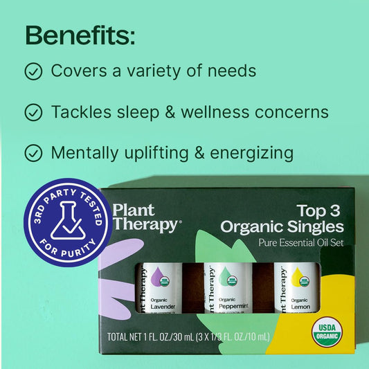 Plant Therapy aceite de Limón detalle de gota mostrando pureza y aroma fresco
