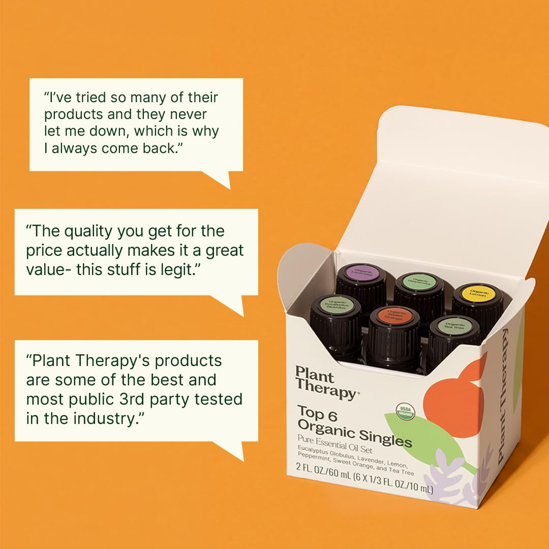 Plant Therapy aceites en difusor mostrando uso práctico y ambiente agradable