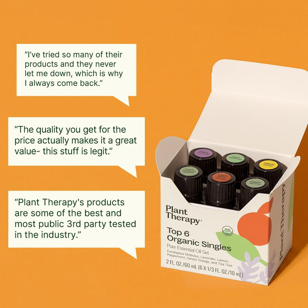 Plant Therapy aceites en difusor mostrando uso práctico y ambiente agradable