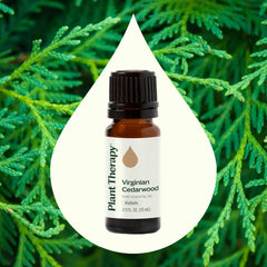 Plant Therapy gota de aceite sobre piel o palma destacando textura y facilidad de mezcla
