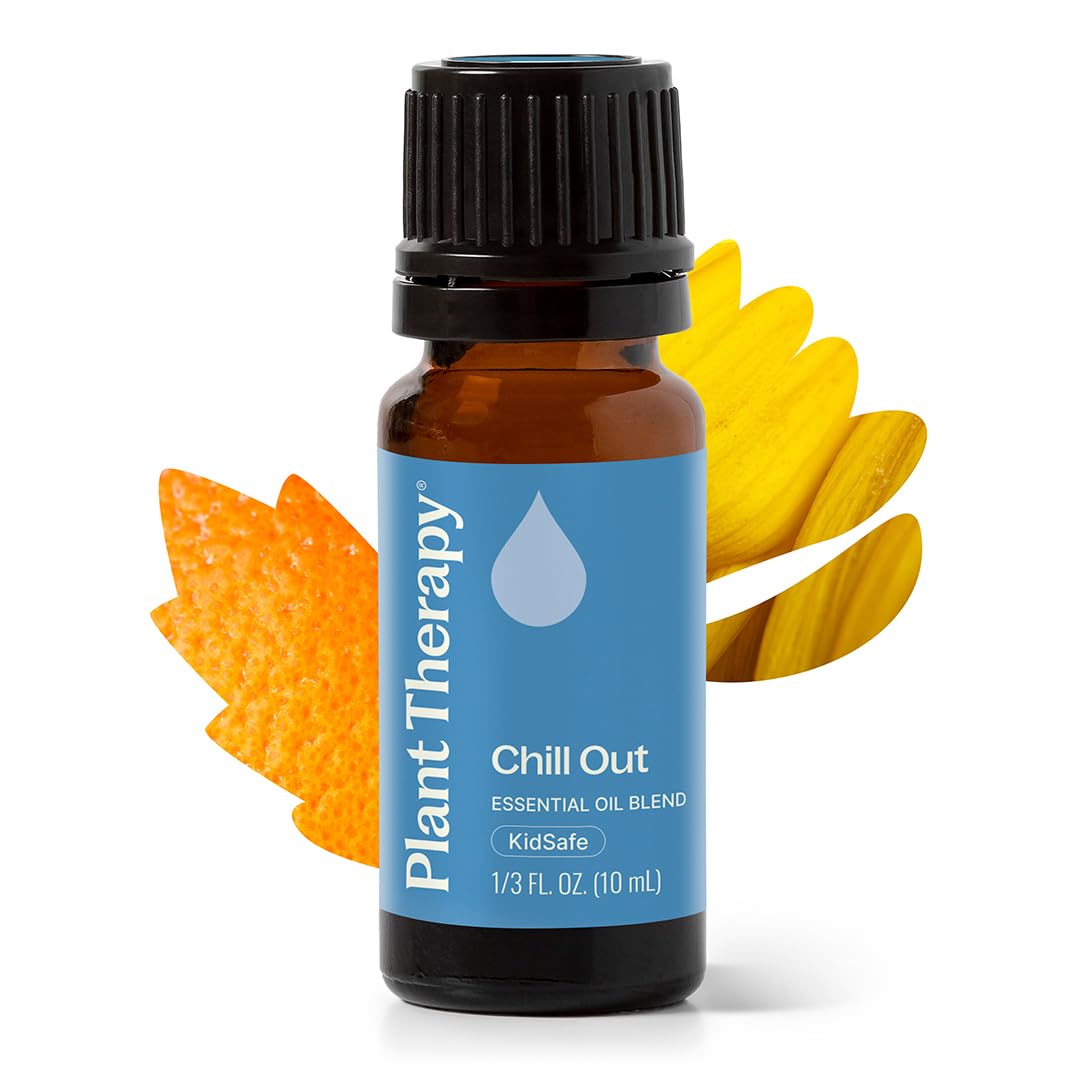 Plant Therapy vial frontal mostrando etiqueta y volumen beneficios calmantes
