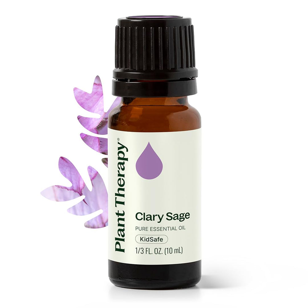 Plant Therapy clary sage flores de salvia esclarea que muestran origen botánico