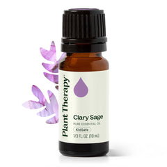 Plant Therapy clary sage flores de salvia esclarea que muestran origen botánico