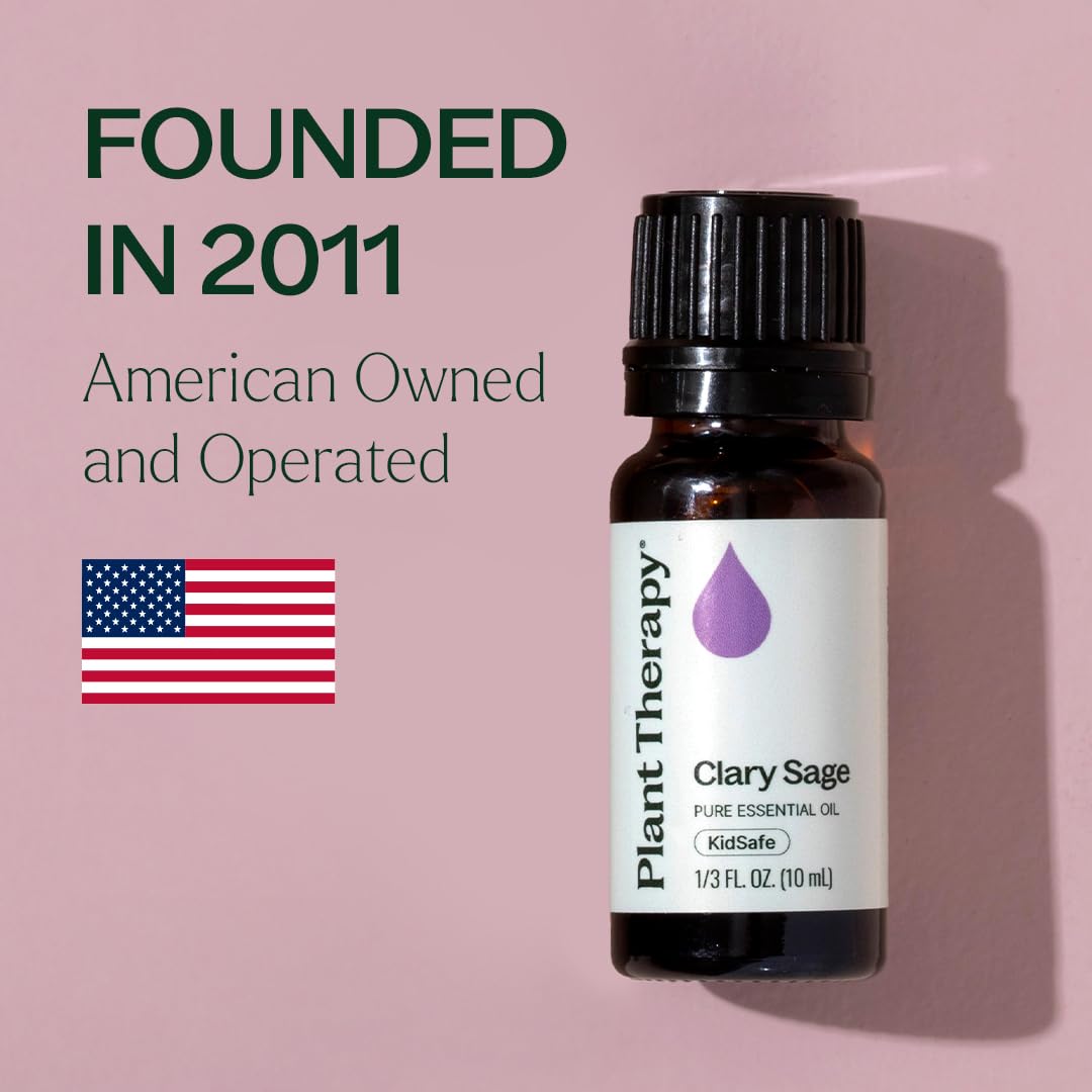 Plant Therapy clary sage aplicación tópica diluida en la palma, cuidado seguro
