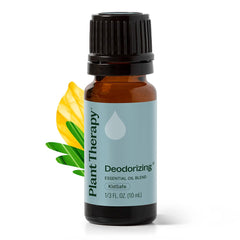 Plant Therapy frasco frontal mostrando el envase de 10 ml y su beneficio de dosificación precisa