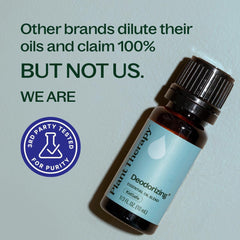 Uso del blend Plant Therapy en lavadora para neutralizar olores y refrescar la ropa