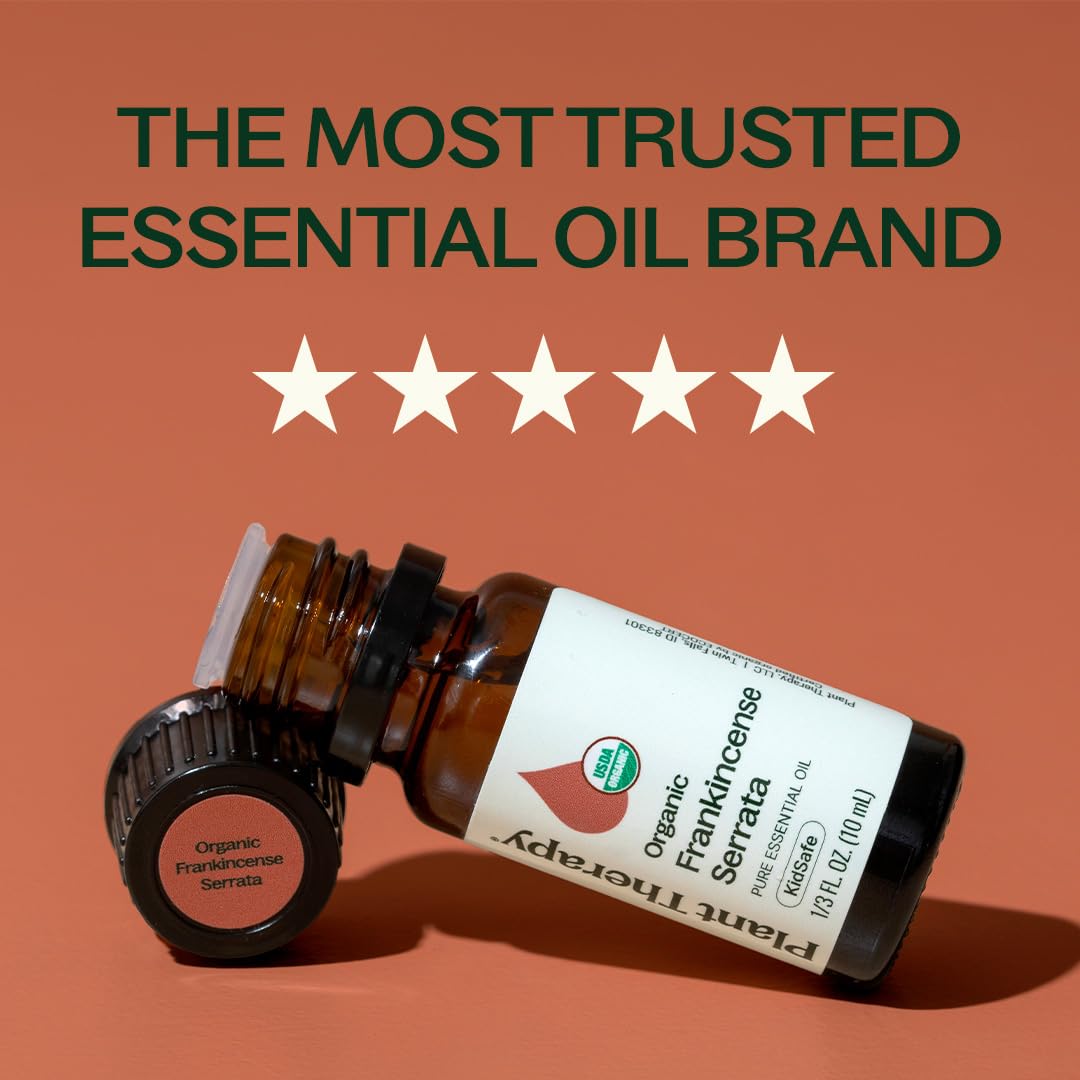 Plant Therapy gota de aceite esencial cerca de textura en superficie