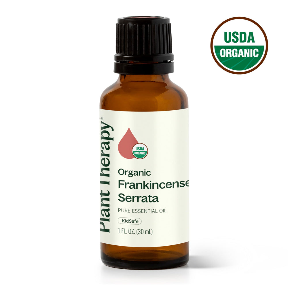 Plant Therapy frasco abierto con gotero listo para mezcla segura