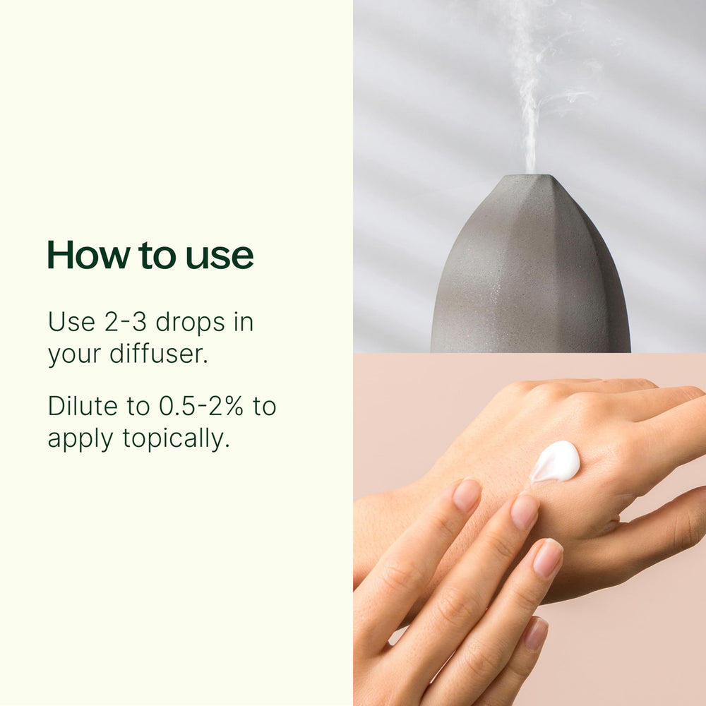 Plant Therapy aplicación diluida en pies con masaje relajante