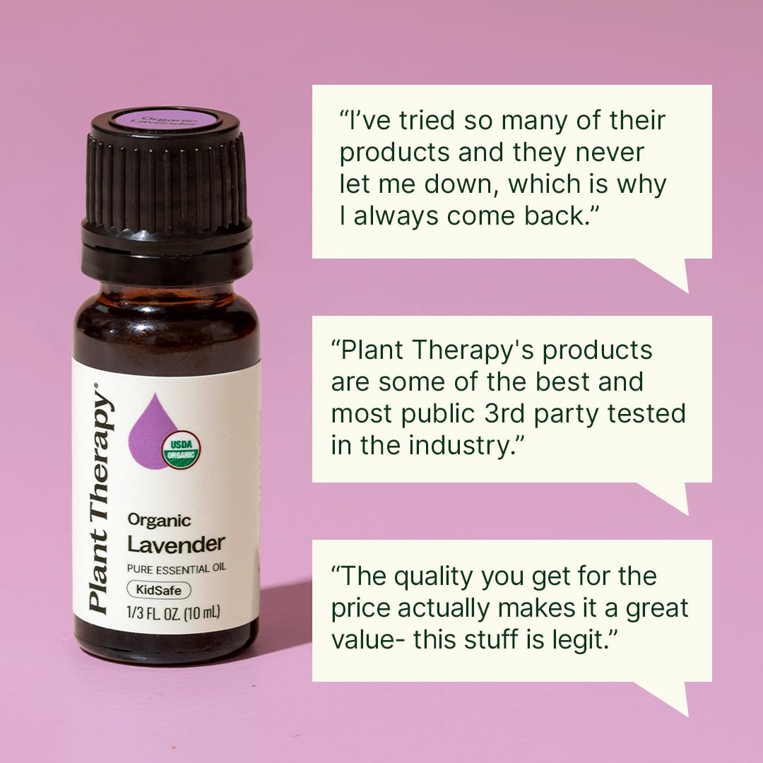 Plant Therapy aceite de lavanda en difusor creando ambiente relajante