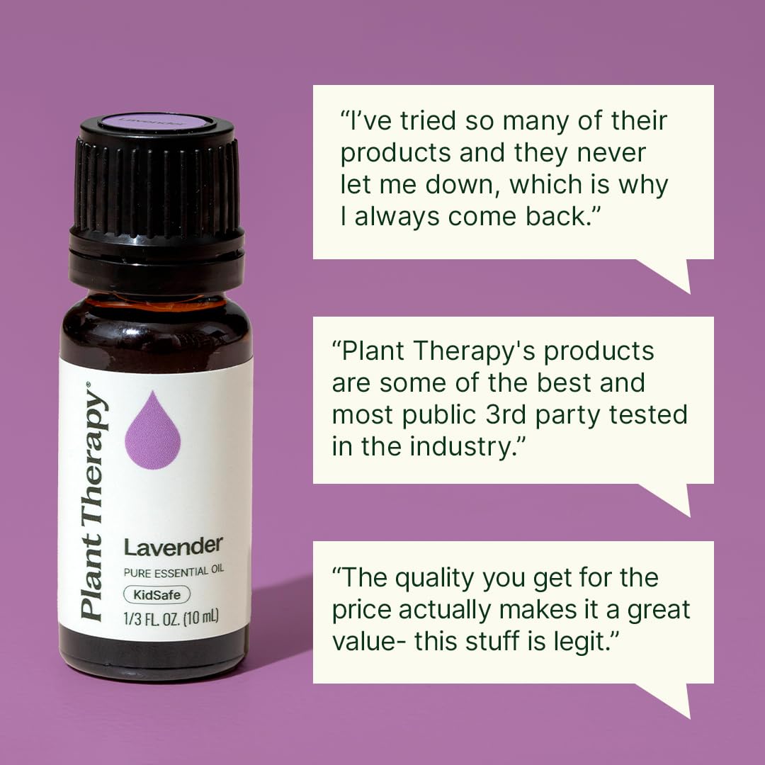 Plant Therapy aceite de lavanda en difusor creando ambiente relajante