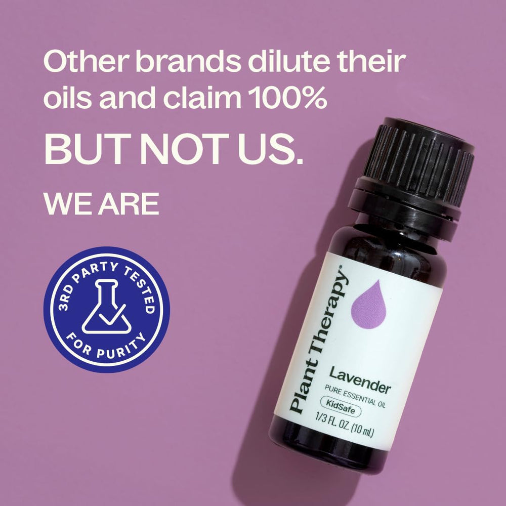 Plant Therapy aplicación de lavanda diluida en manos para masaje calmante