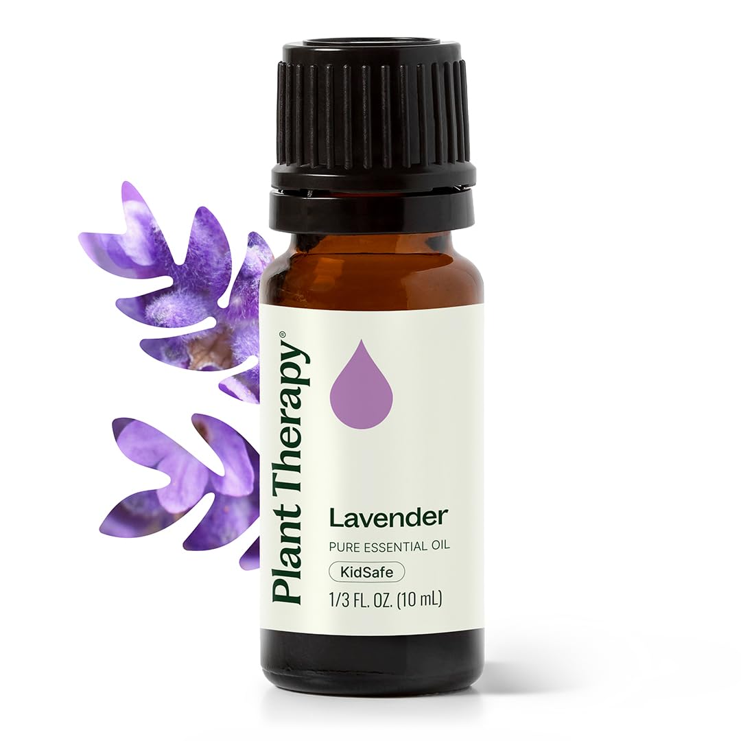 Plant Therapy frasco frontal mostrando la botella de 10 ml y diseño claro