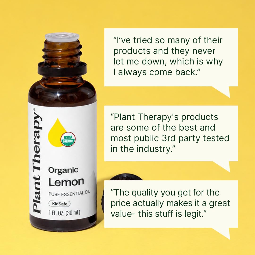 Plant Therapy gotas en difusor creando ambiente fresco en hogar