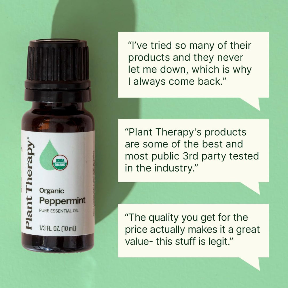 Plant Therapy aceite de menta en difusor para ambiente vigorizante