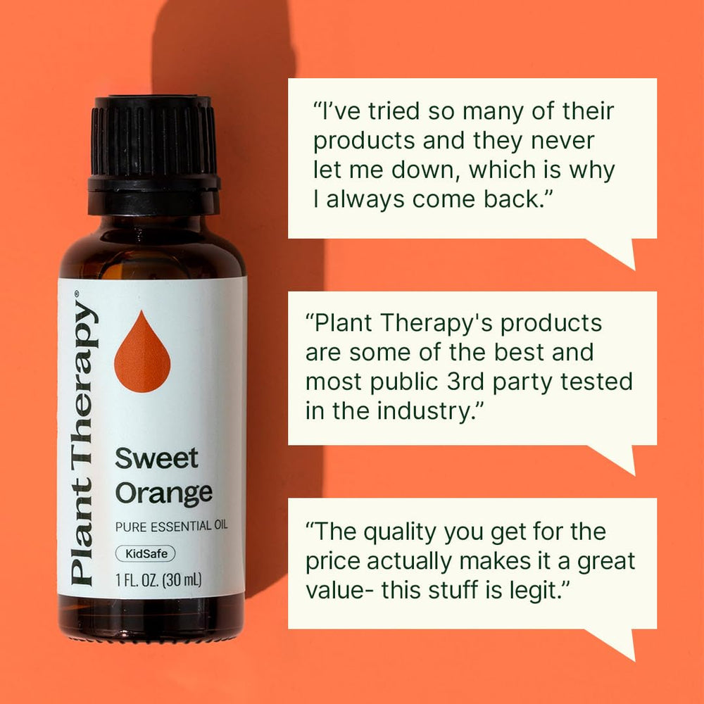 Plant Therapy difusor liberando aroma cítrico para ambiente fresco